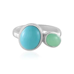 Edelstein-Silberring (KM by Juwelo)