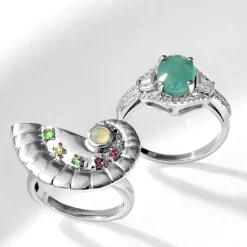 Edelstein-Silberring (SAELOCANA)