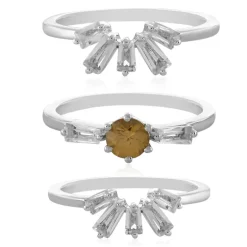 Edelstein-Silberringe