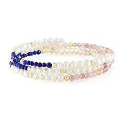 Edelstein-Stahlarmreif (Riya)