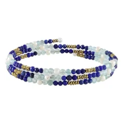 Edelstein-Stahlarmreif (Riya)