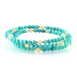 Edelstein-Stahlarmreif (Riya)