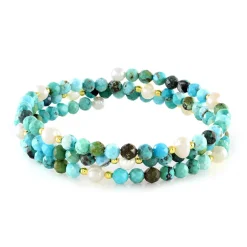 Edelstein-Stahlarmreif (Riya)