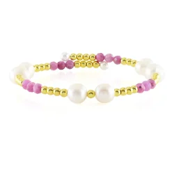 Edelstein-Stahlarmreif (Riya)