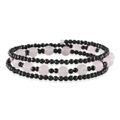 Edelstein-Stahlarmreif (Riya)