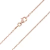 925er Silber-Ankerkette - 3,35 g - 80 cm - rosévergoldet