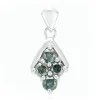 Fancy-Brillant-Silberanhänger
