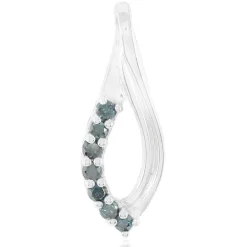 Fancy-Brillant-Silberanhänger