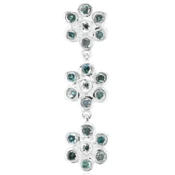 Fancy-Diamant-Silberanhänger