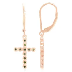 Fancy-Diamant-Silberohrringe