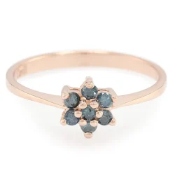 Fancy-Diamant-Silberring