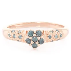 Fancy-Diamant-Silberring