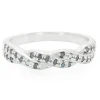 Fancy-Diamant-Silberring
