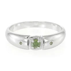 Fancy-Diamant-Silberring