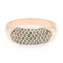 Fancy-Diamant-Silberring