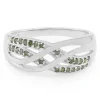 Fancy-Diamant-Silberring
