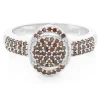 Fancy-Diamant-Silberring