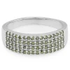 Fancy-Diamant-Silberring