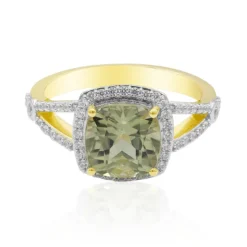 Farbwechsel-Diaspor-Goldring (Tenner Diniz)