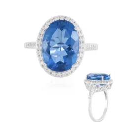 Farbwechsel-Fluorit-Silberring