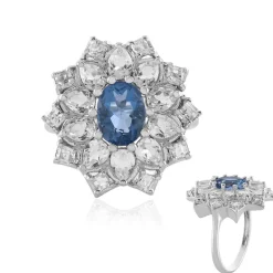 Farbwechsel-Fluorit-Silberring