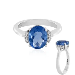 Farbwechsel-Fluorit-Silberring