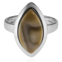 Feuerstein-Silberring