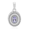 Fliederfarbener Tansanit-Silberanhänger (Pallanova)