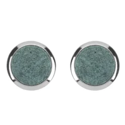 Fuchsit-Silberohrringe