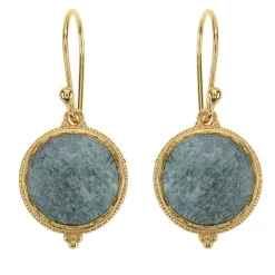 Fuchsit-Silberohrringe