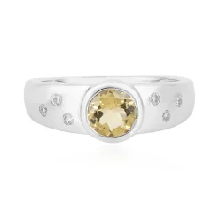 Gelber Beryll-Goldring