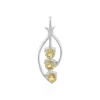 Gelber Beryll-Silberanhänger