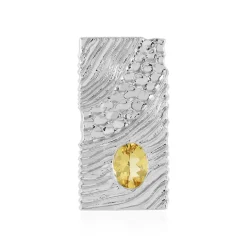 Gelber Beryll-Silberanhänger (SAELOCANA)