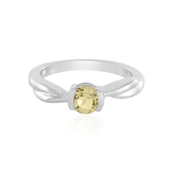 Gelber Beryll-Silberring