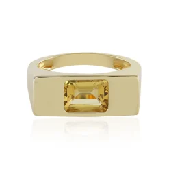 Gelber Beryll-Silberring