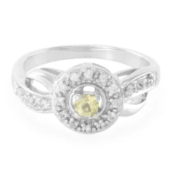 Gelber Beryll-Silberring