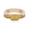 Gelber Beryll-Silberring