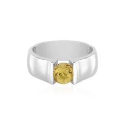 Gelber Beryll-Silberring