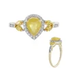 Gelber Saphir-Goldring
