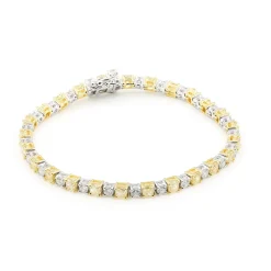 Gelber SI2 Brillant-Goldarmband (CIRARI)