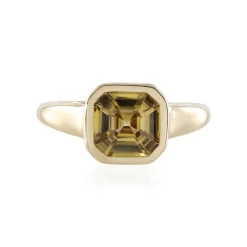 Gelber Zirkon-Goldring