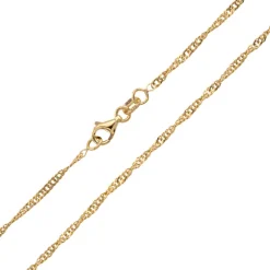 Gelbgold-Singapurkette - 45 cm - 2,38 g