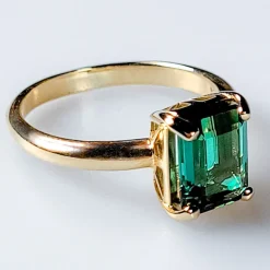 Golconda-Turmalin-Goldring (CUSTODANA)