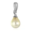 Goldene Kabira-Südseeperlen-Silberanhänger (TPC)