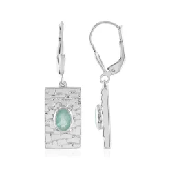 Grandidierit-Silberohrringe (SAELOCANA)