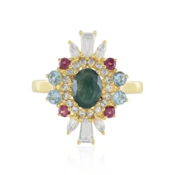 Grandidierit-Silberring (Adela Silber)