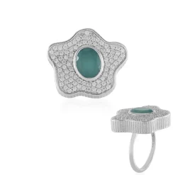 Grandidierit-Silberring (SAELOCANA)