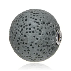 Grüne Lava-Silberanhänger