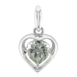 Grüner Amethyst-Silberanhänger (Remy Rotenier)