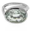 Grüner Amethyst-Silberring